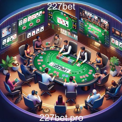 A Emoção do Poker ao Vivo no 227bet